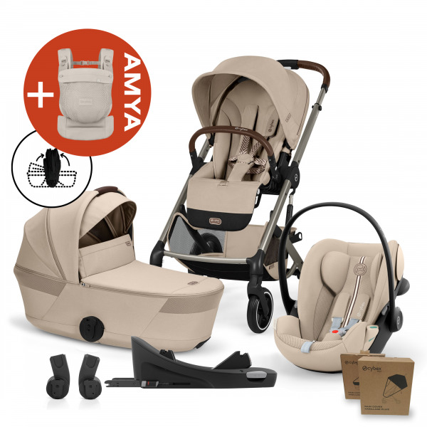 CYBEX Gold Balios 2026 4in1 �sszecsukhat� m�zessel All Weather + AMYA - Almond Beige